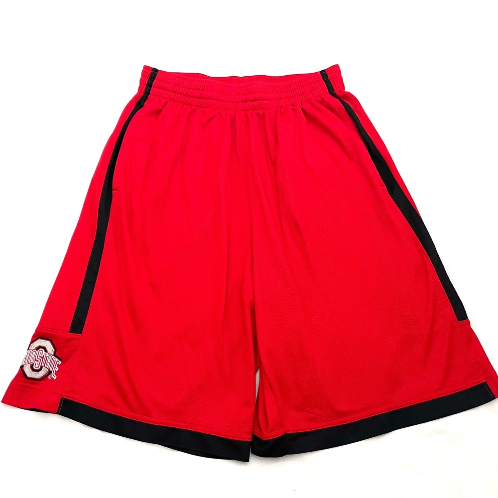 Ohio State Buckeyes Nike Basketball Shorts Mens Medium Red Dri-FIT 28737X-OS1
